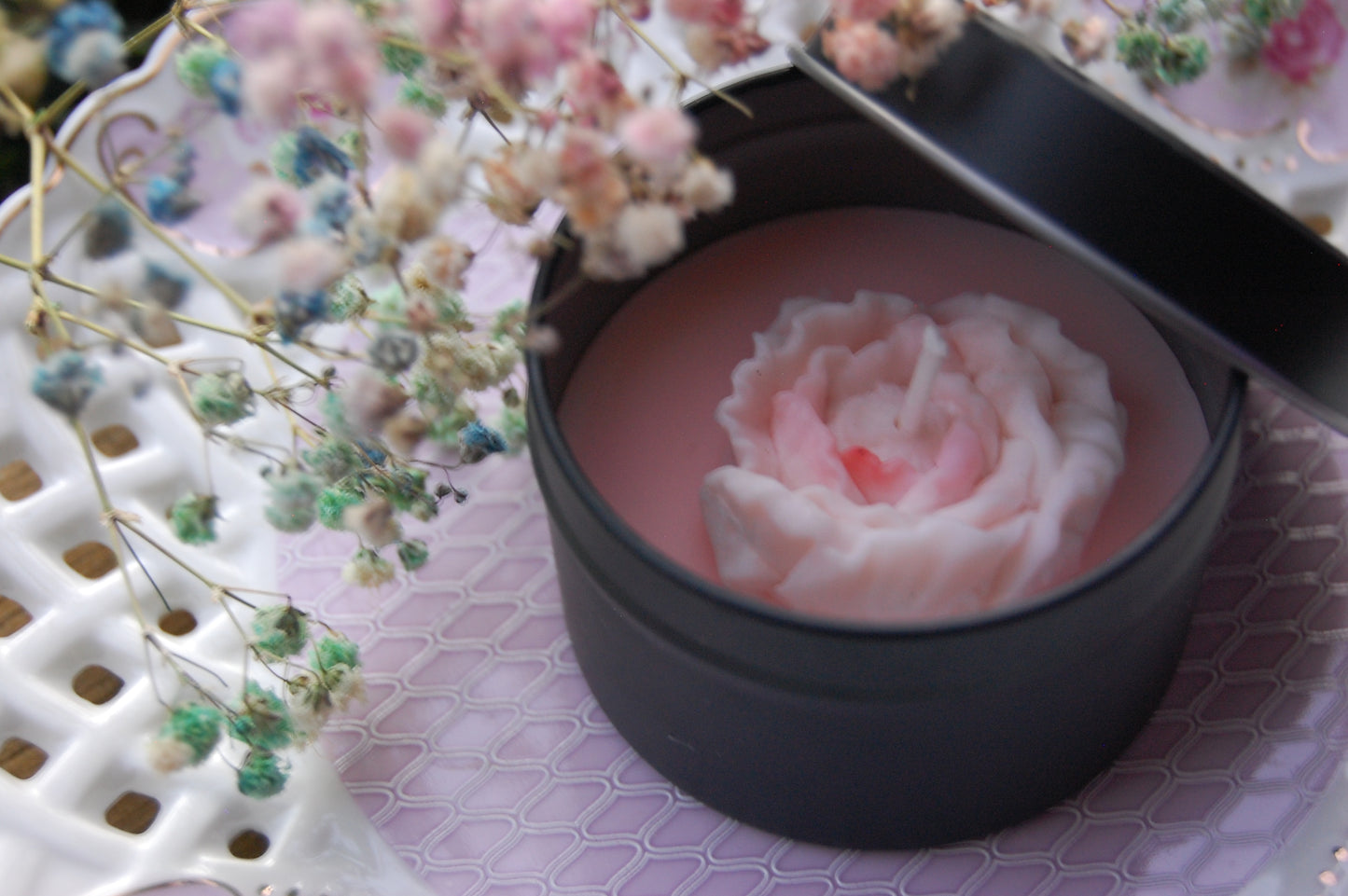 Tin with Mini Peony