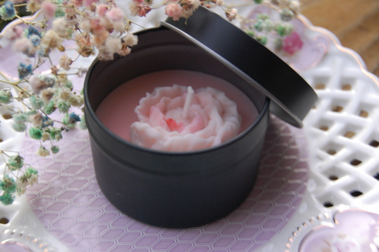 Tin with Mini Peony