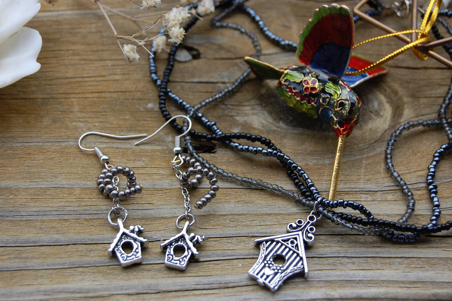 Bird Haven Jewelry Set