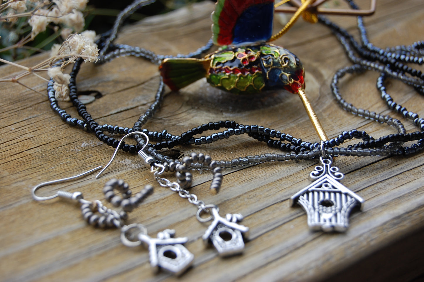 Bird Haven Jewelry Set