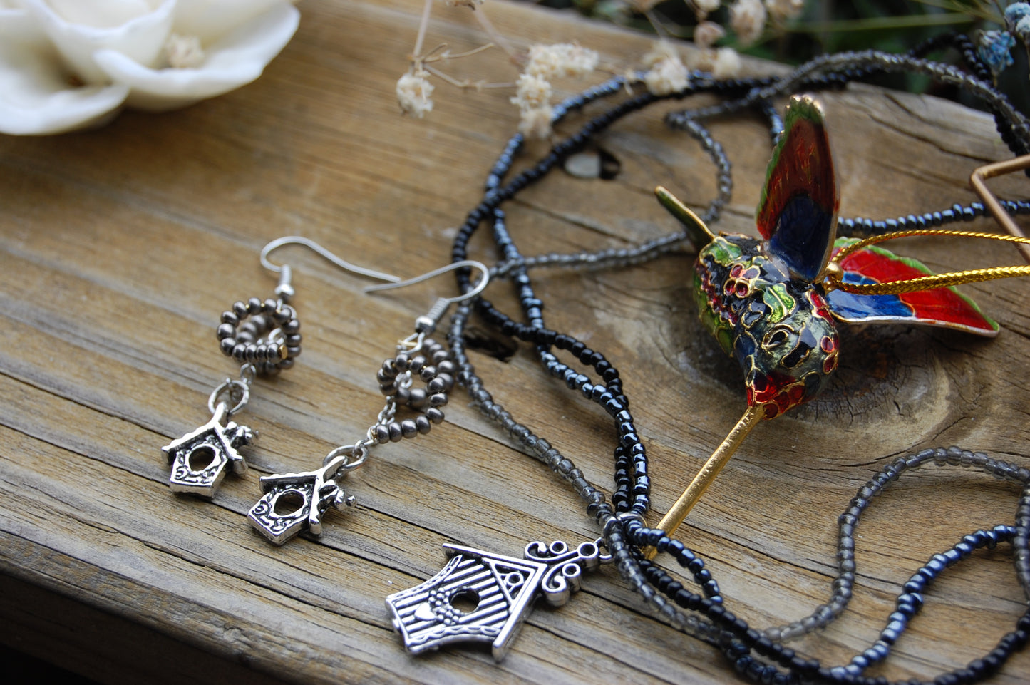 Bird Haven Jewelry Set