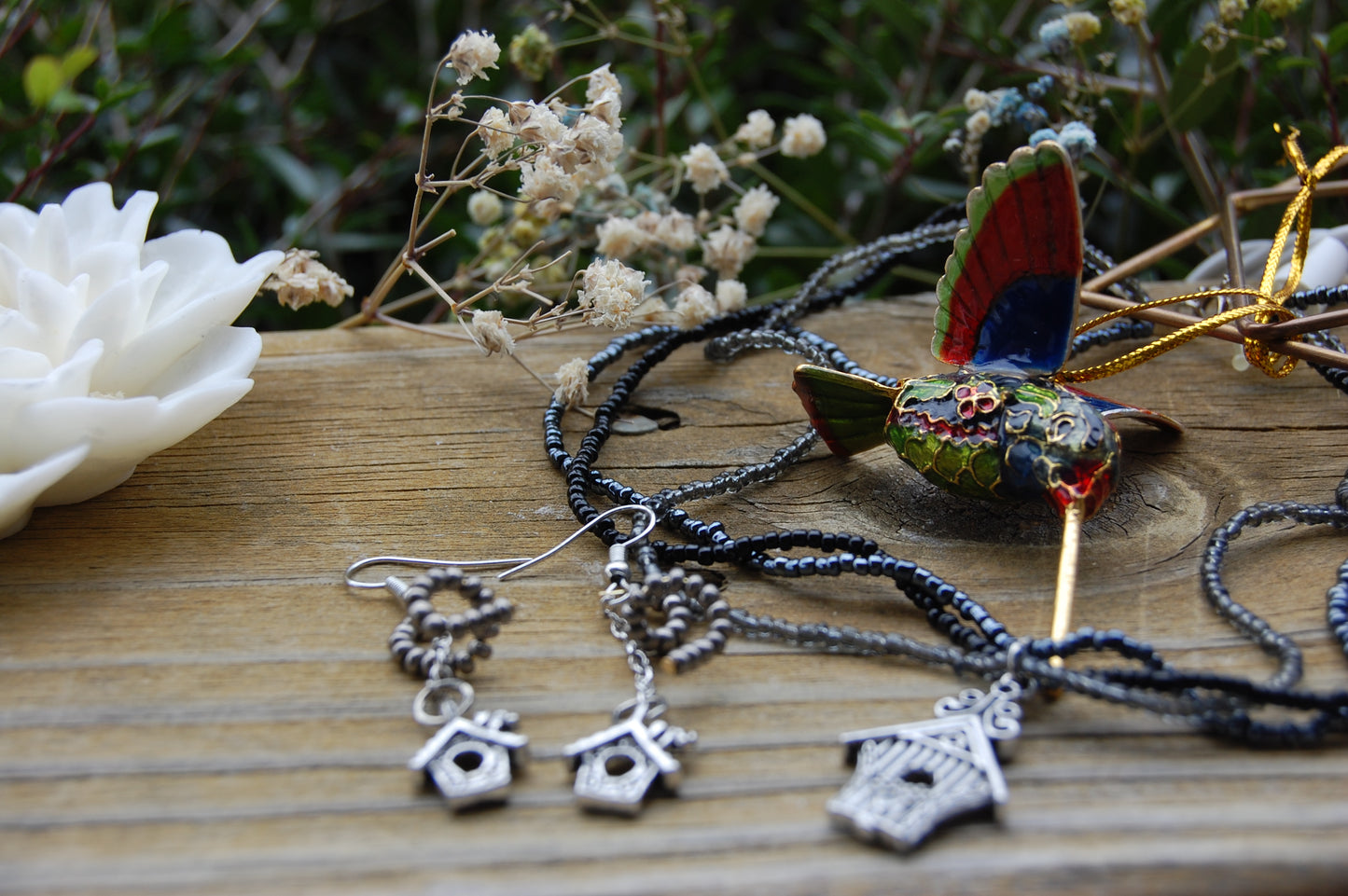 Bird Haven Jewelry Set