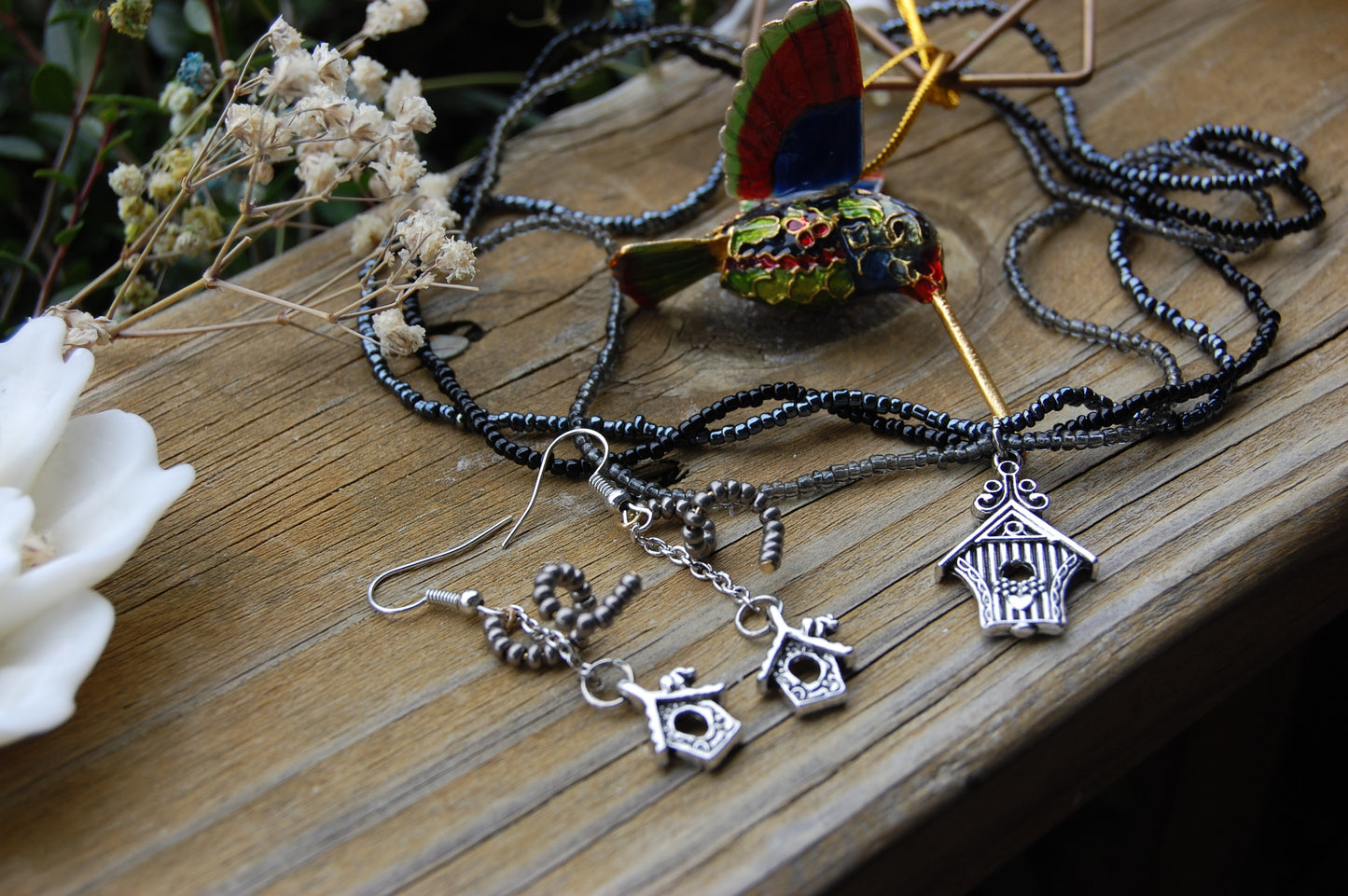 Bird Haven Jewelry Set